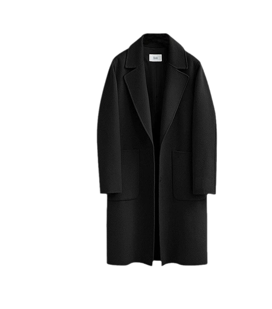 Шерстяное пальто Deepsko Свободный крой Смесовая Зимнее Длинный рукав, фото №1 Шерстяное пальто Deepsko Свободный крой Смесовая Зимнее Длинный рукав, фото №1