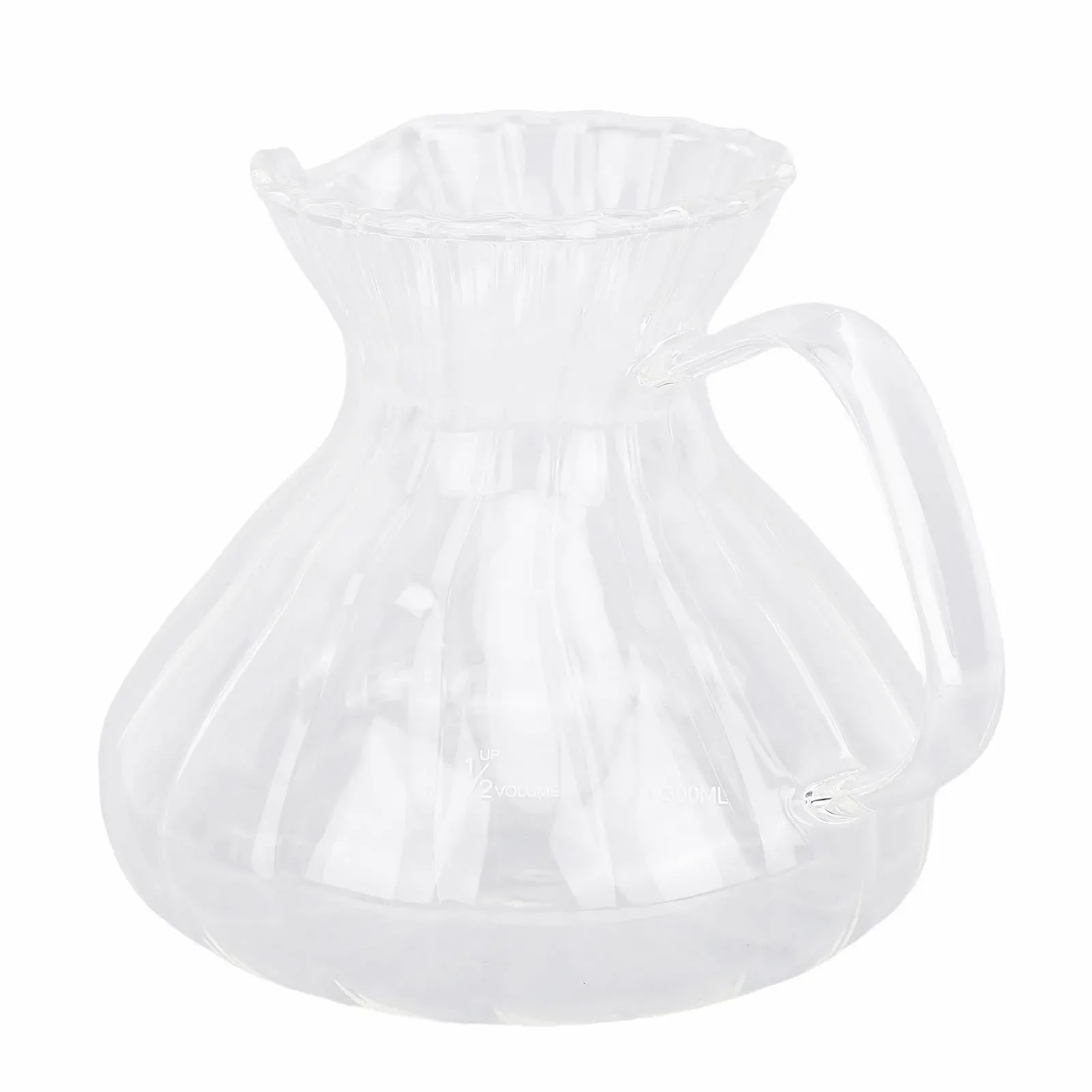 Сервер для кофе Стеклянный, ручной работы 500 мл Прозрачный, фото №1