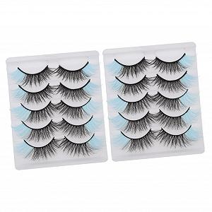 Накладные ресницы Angoily 10 пар цветных - Фото 1