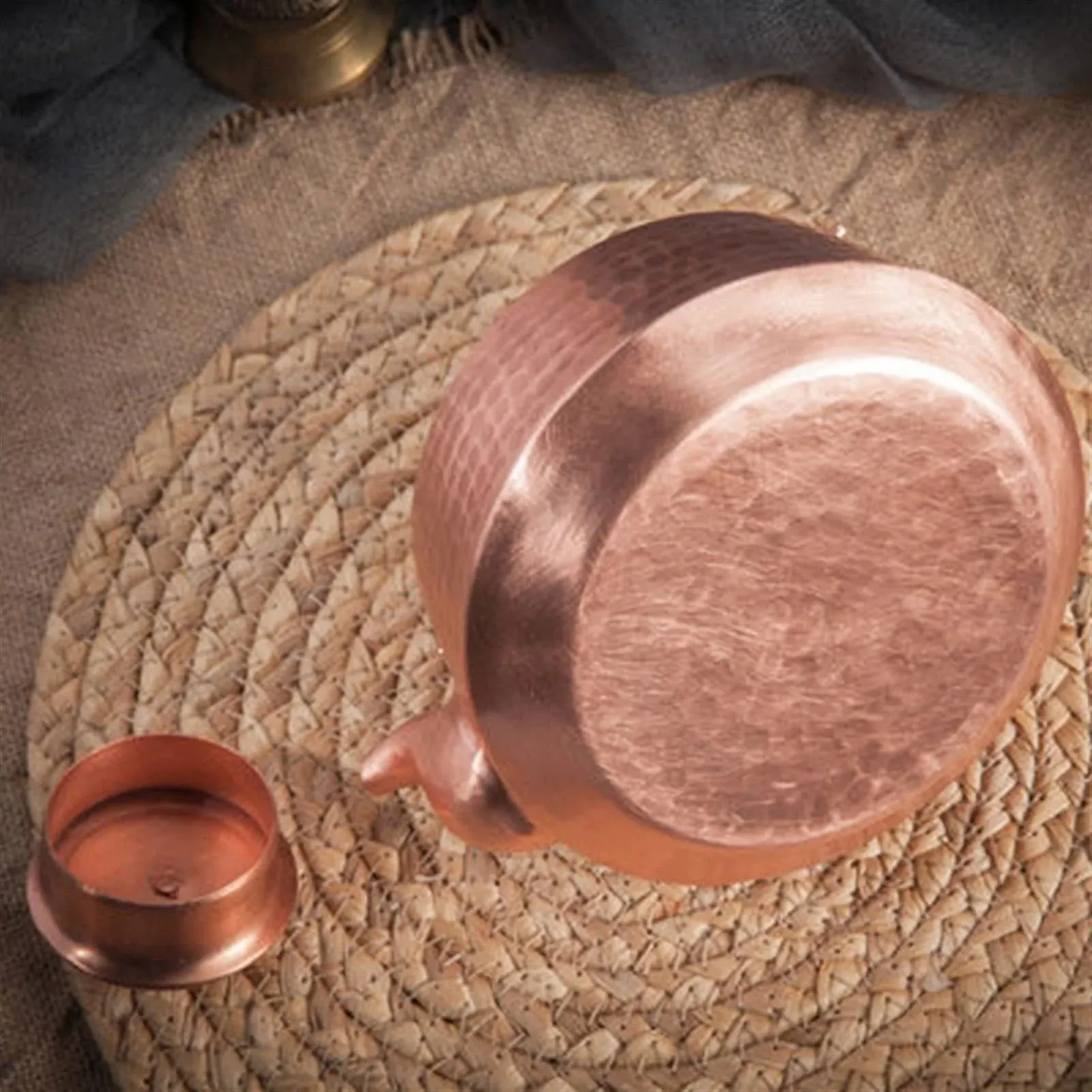 Чайник 70 мл Ручної роботи Вінтажний червоний мідний чайник, фото №6 Чайник 70 мл Ручної роботи Вінтажний червоний мідний чайник, фото №6