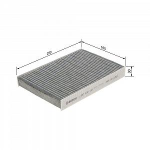 Фільтр салону BOSCH 1 987 432 197 для NISSAN RENAULT - Фото 1