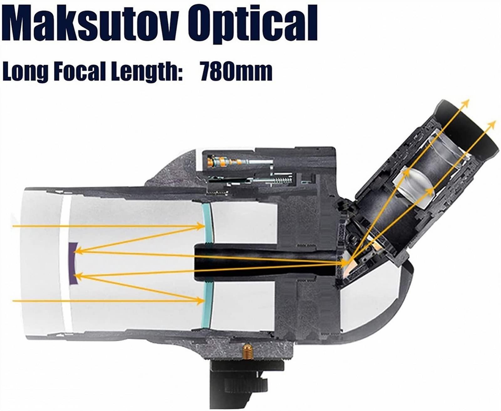 Телескоп Portable 25-75x70 Высокое Разрешение Монокуляр и Крепление Складной Оптический Телескоп BAK4 Призма для Природы, Дикой Природы и Птиц, фото №5