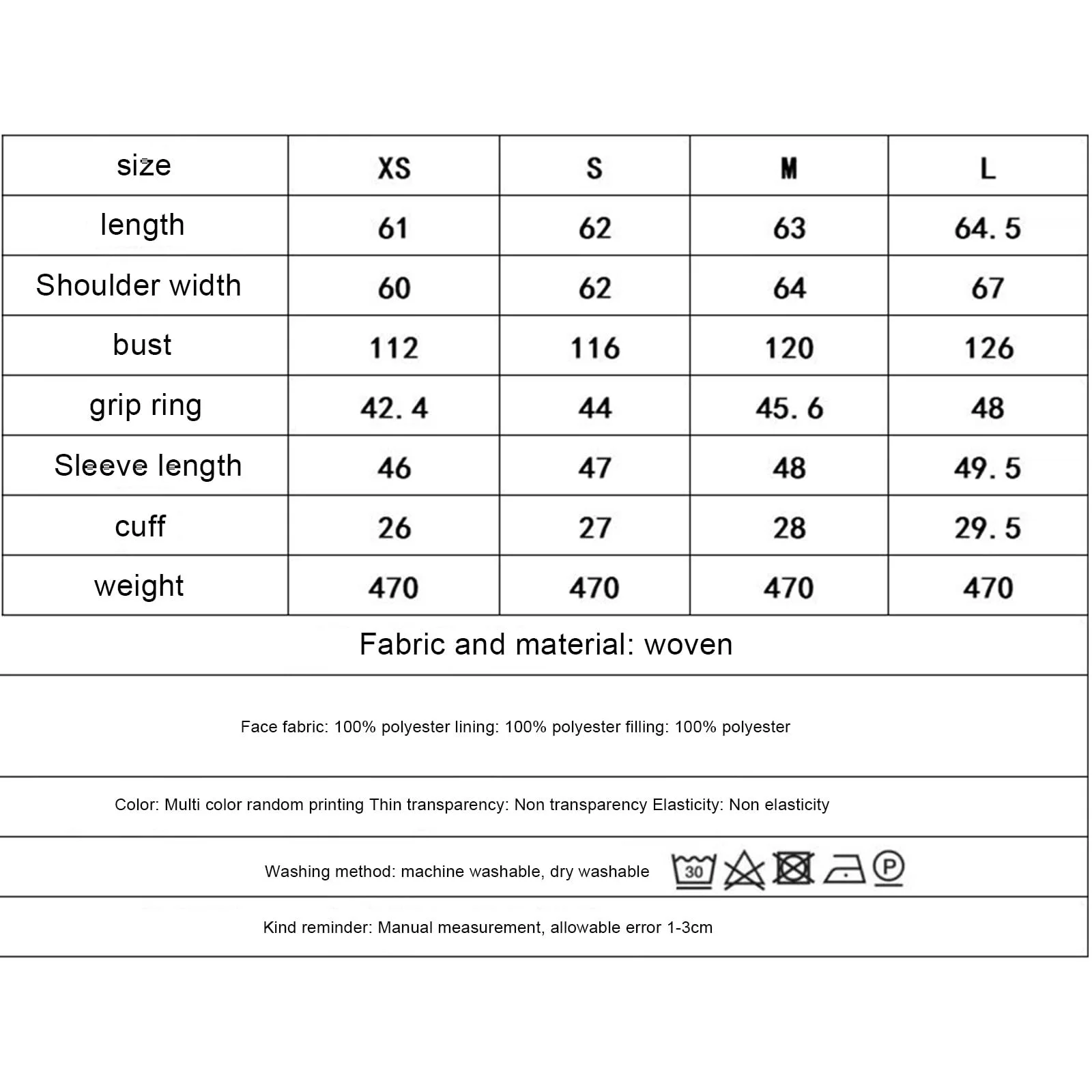 Куртка Loalirando С цветочным принтом, длинный рукав, фото №6