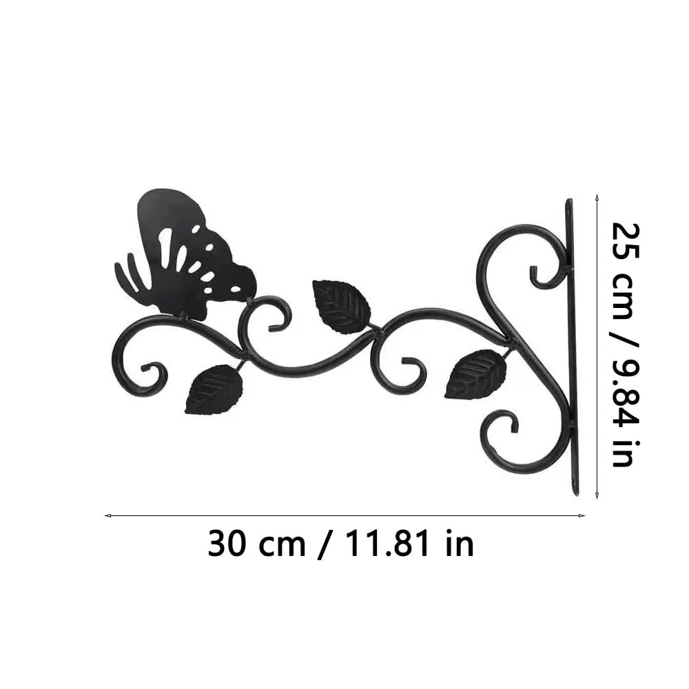 Кронштейн для підвісних рослин 2 шт. настінний залізний, фото №3