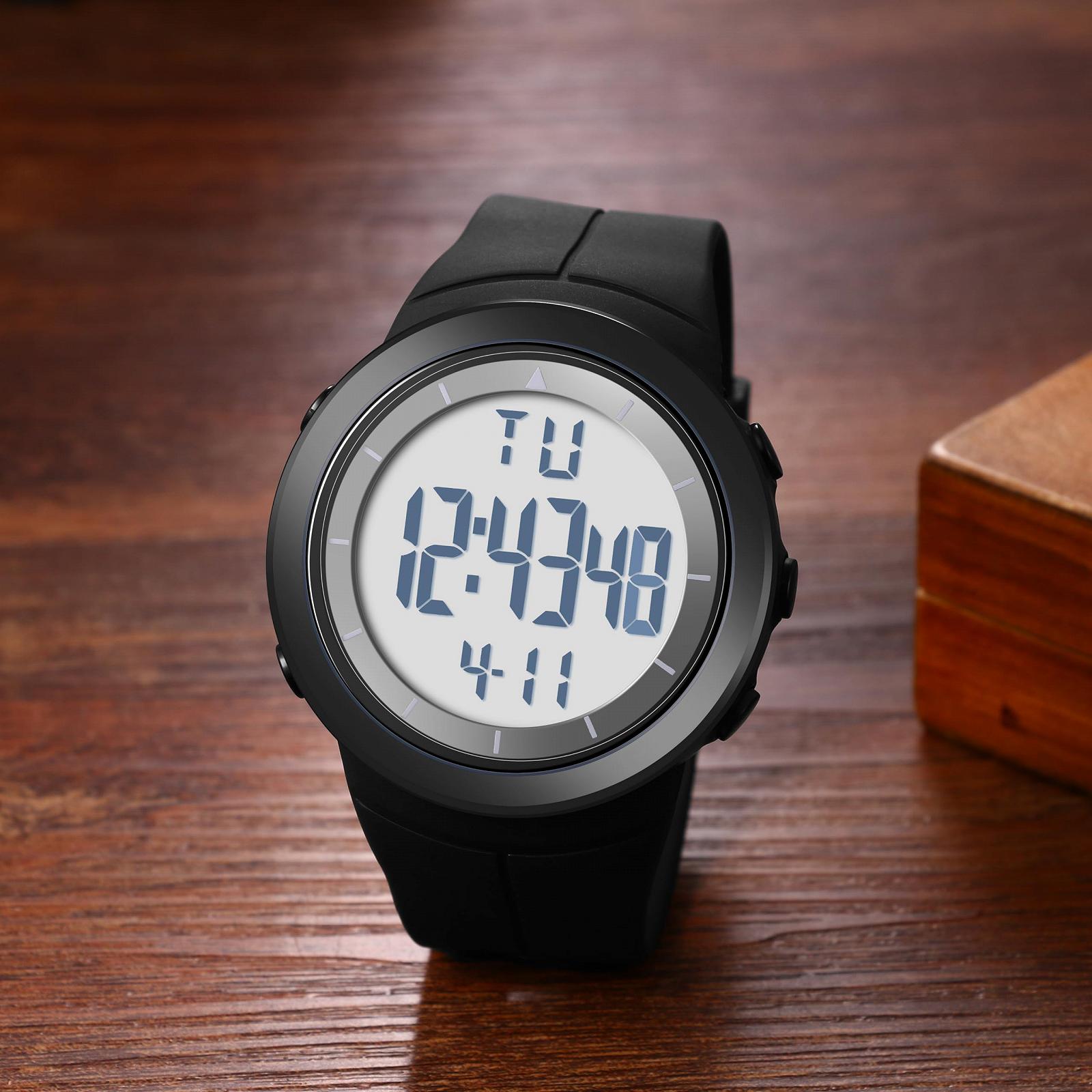 Годинник Avaner Чоловічий Військовий Цифровий Ремінець Каучуковий Спортивний з Датою Будильником Підсвічуванням Подарунок для чоловіків підлітків, фото №2