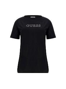 Купити Жіноча чорна футболка Guess Briana - Фото 1 Жіноча чорна футболка Guess Briana - Фото 1