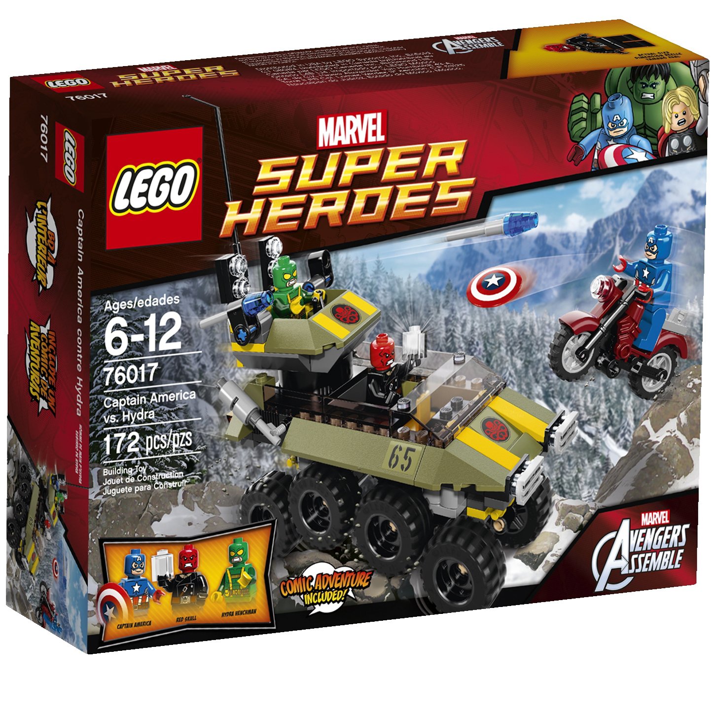 Конструктор LEGO Super Heroes 76017: Captain America vs. Hydra, фото №1
