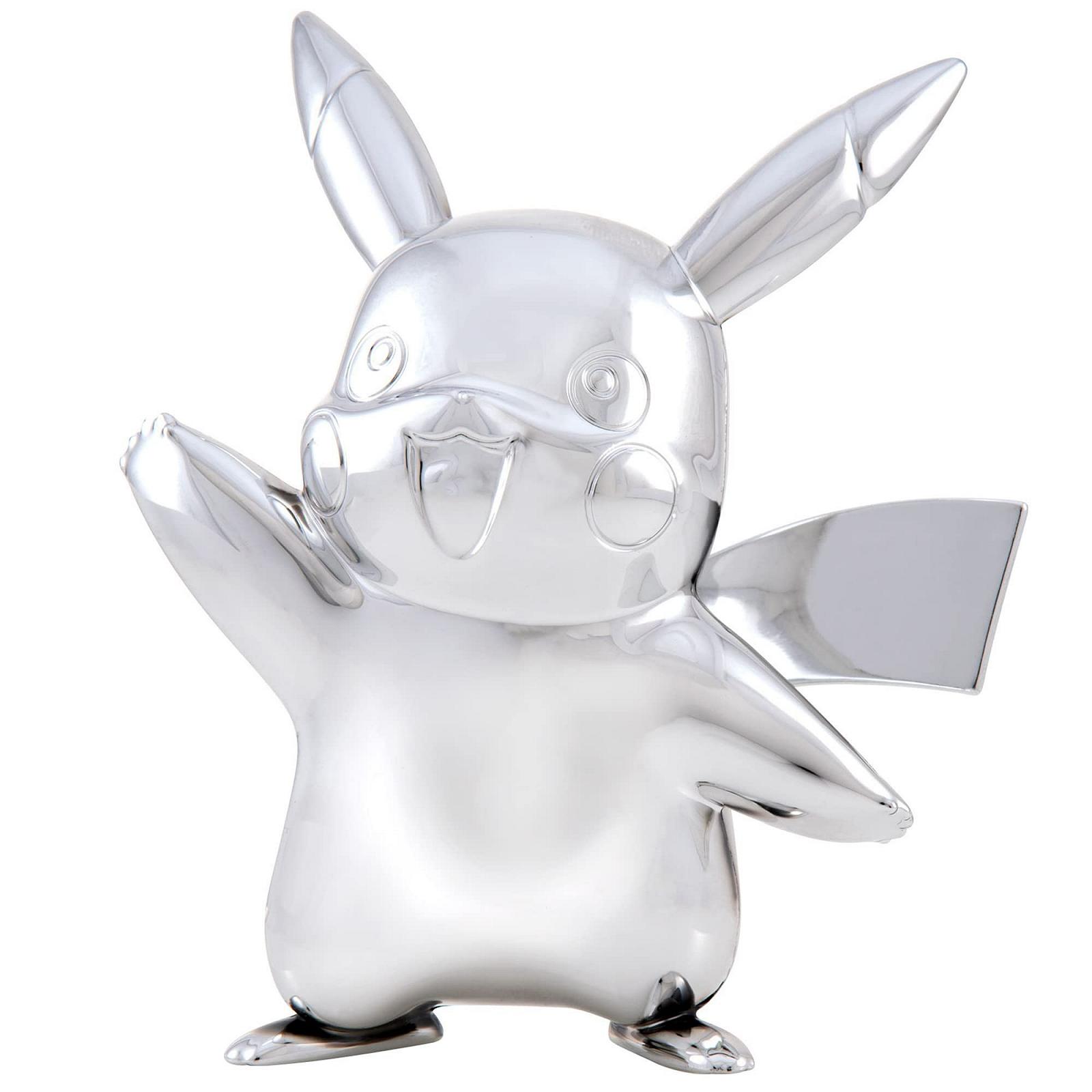 Фігурка Pokemon Pikachu срібляста, серія EA 25th Celebration, 7,62 см, сріблястий, фото №1