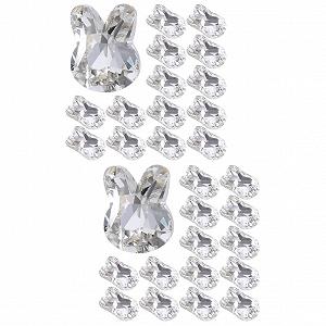 Стрази для нігтів FRCOLOR 40 шт Кролик, наклейки для нігтів, 3D, кристали, шарми - Фото 1