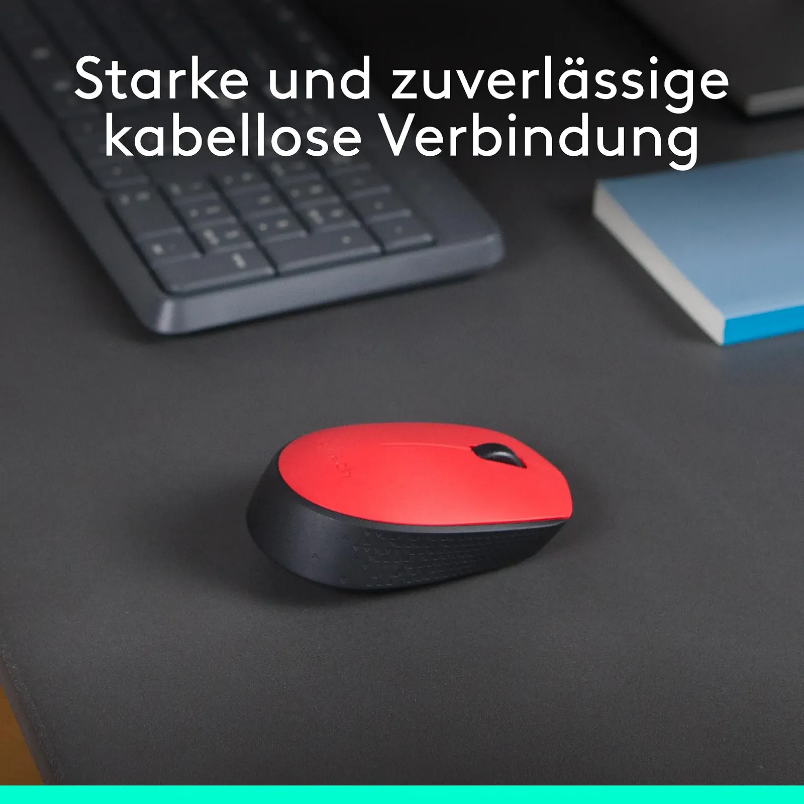Мышь Беспроводная Logitech M171 Красная, фото №2