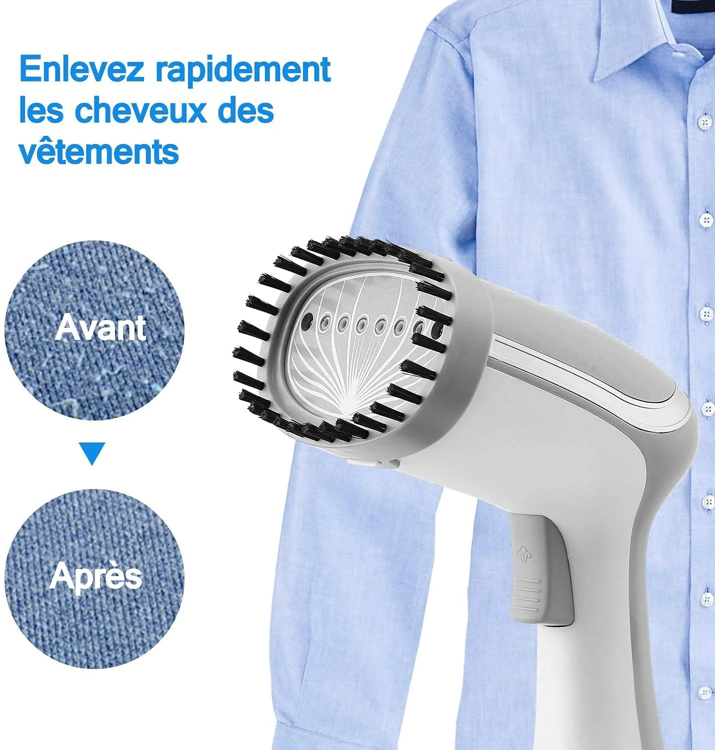 Вертикальный отпариватель KotiCidsin 20 г/мин 160 мл Серый/Белый, фото №6