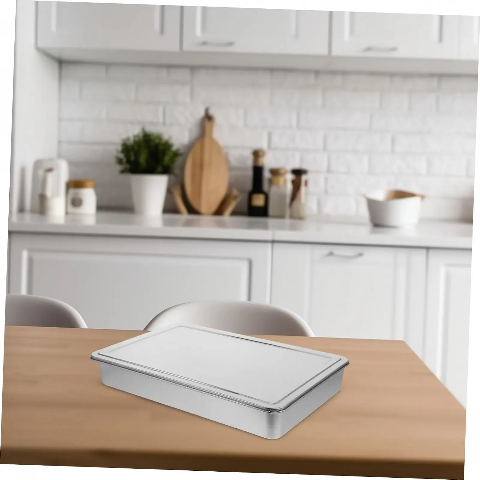 Противень с крышкой Прямоугольный Стальной Антипригарный, фото №5 Противень с крышкой Прямоугольный Стальной Антипригарный, фото №5