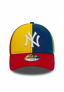 Кепка New Era NY Yankees Child Block 9Forty регулируемая Разноцветная synthetic.ua - Фото 1