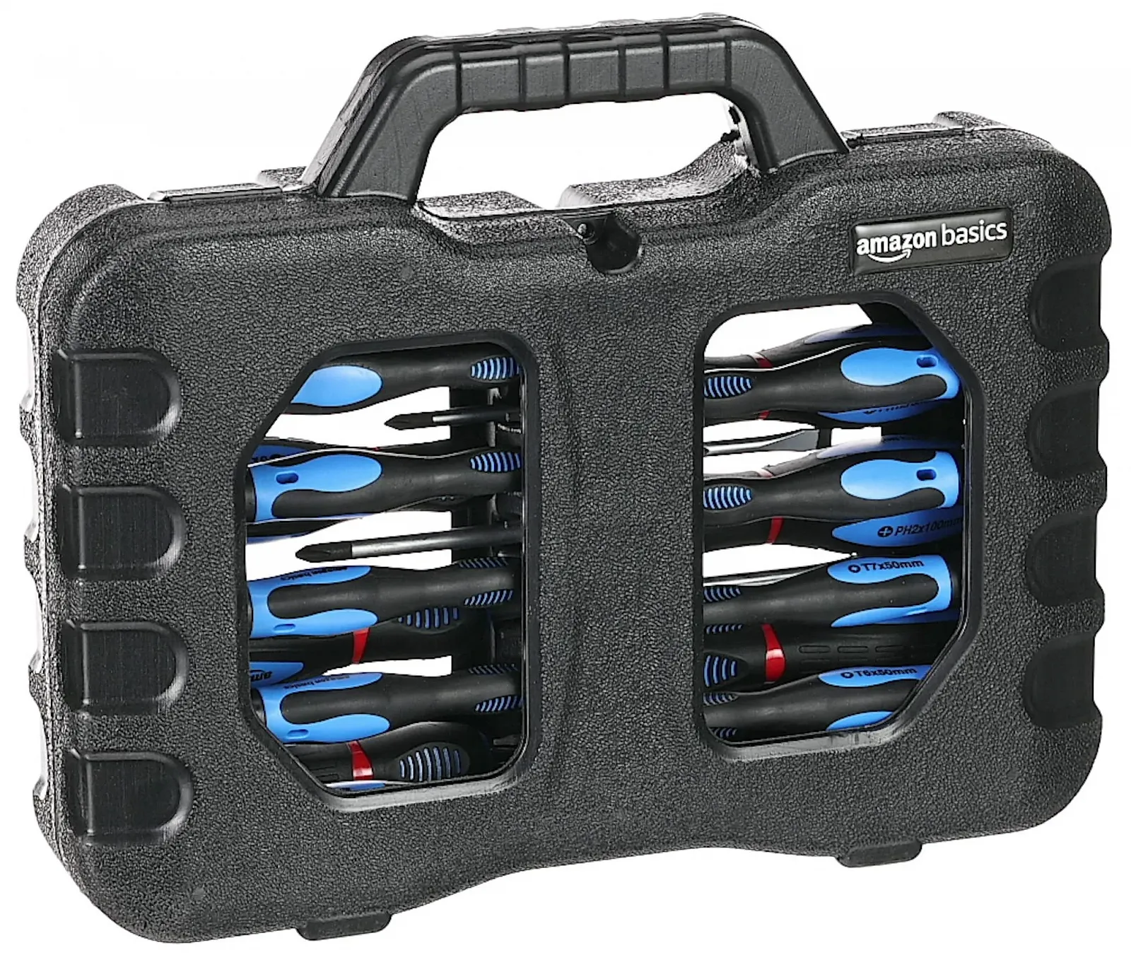 Набір прецизійних викруток Amazon Basics Slotted Phillips Torx 58 предметів Чорний, фото №8