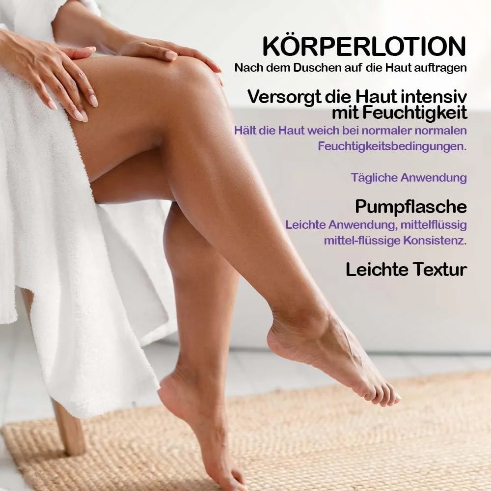 Молочко для тела BIO Luxuriöse beruhigende Моделирующий уход за телом Bio-Lavendel увлажняющий для очень сухой кожи с эфирным маслом 250 мл, фото №3