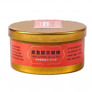 Свічка аварійна, джерело світла, для дому, довговічне обладнання для виживання, для кемпінгу, бездимна, довгого горіння - Фото 1