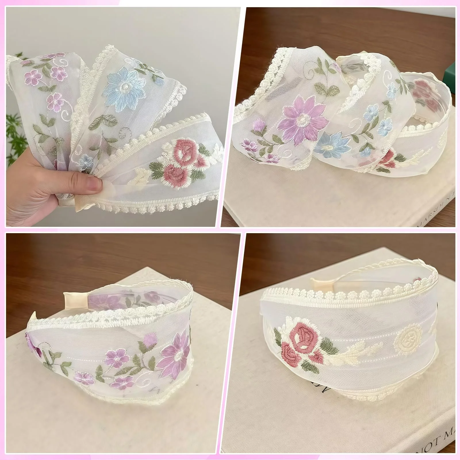 Обруч на голову Широка жіноча 9 см, фото №6