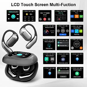 Наушники-переводчики AI, с сенсорным ЖК-экраном synthetic.ua - Фото 1