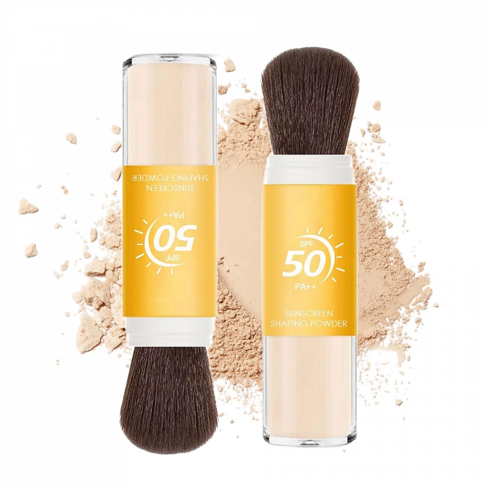 Пудра Минеральная солнцезащитная SPF 35 PA+++ Полупрозрачная с кистью, фото №1