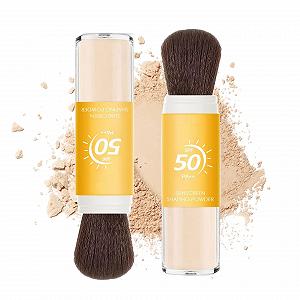 Пудра Минеральная солнцезащитная SPF 35 PA+++ Полупрозрачная с кистью - Фото 1
