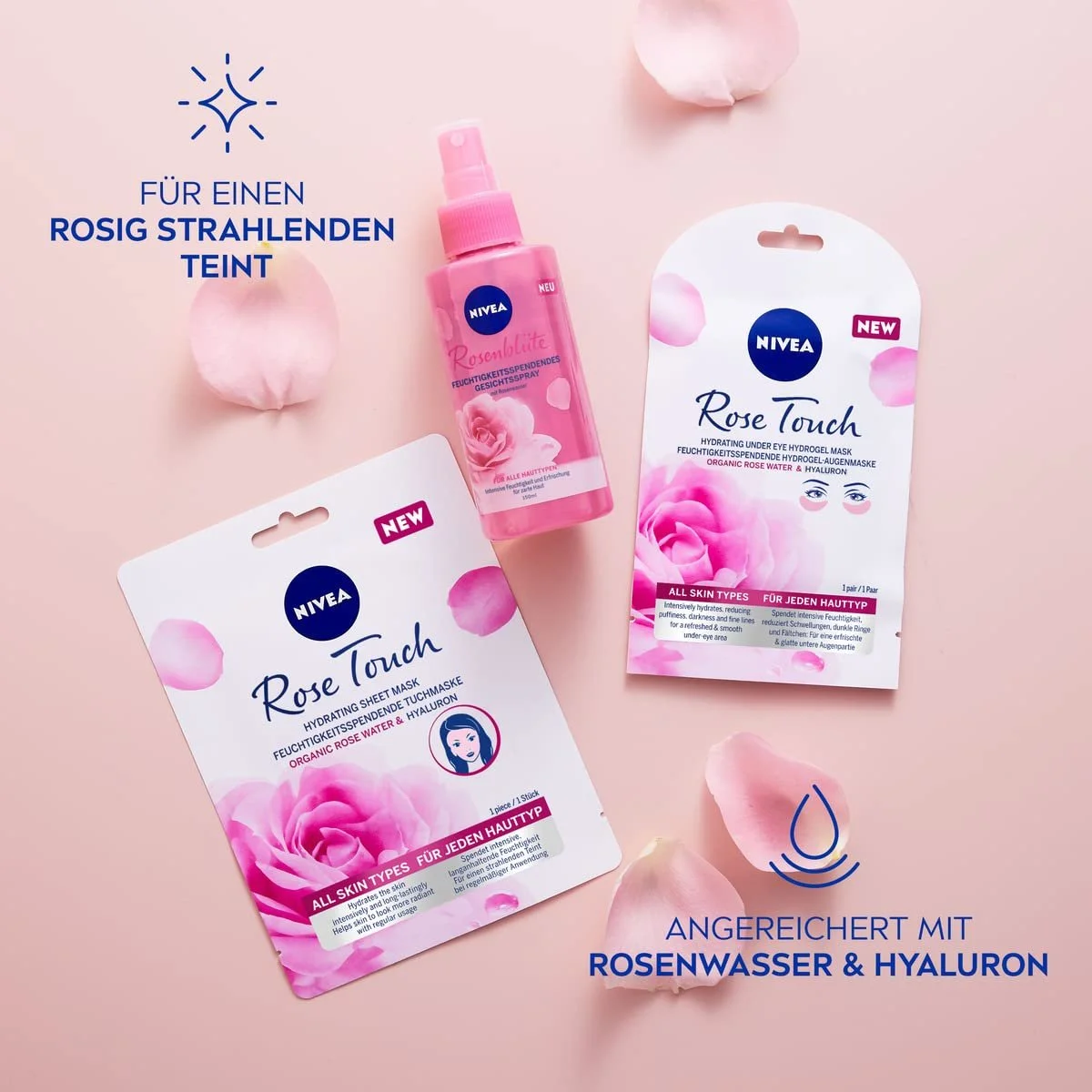 Маска для обличчя NIVEA ROSE WATER, фото №3