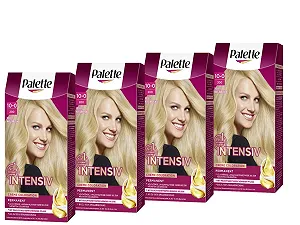 Купити Крем-фарба Palette Intensive Cream Colouration 10-0/200 Світлий Натуральний Блондин (4 x 115 мл), стійка фарба для волосся - Фото 1 Крем-фарба Palette Intensive Cream Colouration 10-0/200 Світлий Натуральний Блондин (4 x 115 мл), стійка фарба для волосся - Фото 1