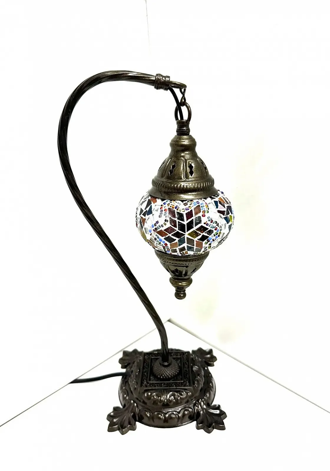 Настільна лампа Samarkand Lights Mosaic Floor Lamp M Oriental Turkish Blue Star, фото №3