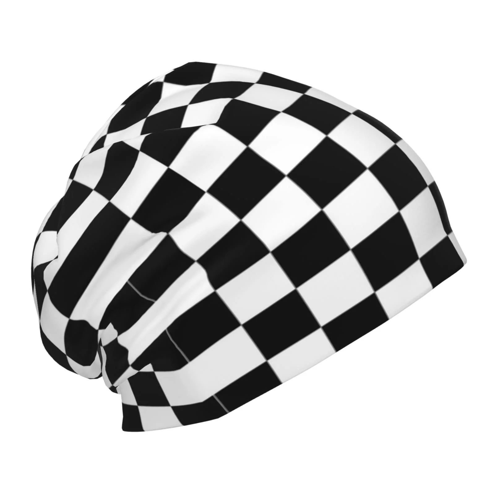 Шапка-біні LOUJIN Checkerboard Фотоколір One Size, фото №3