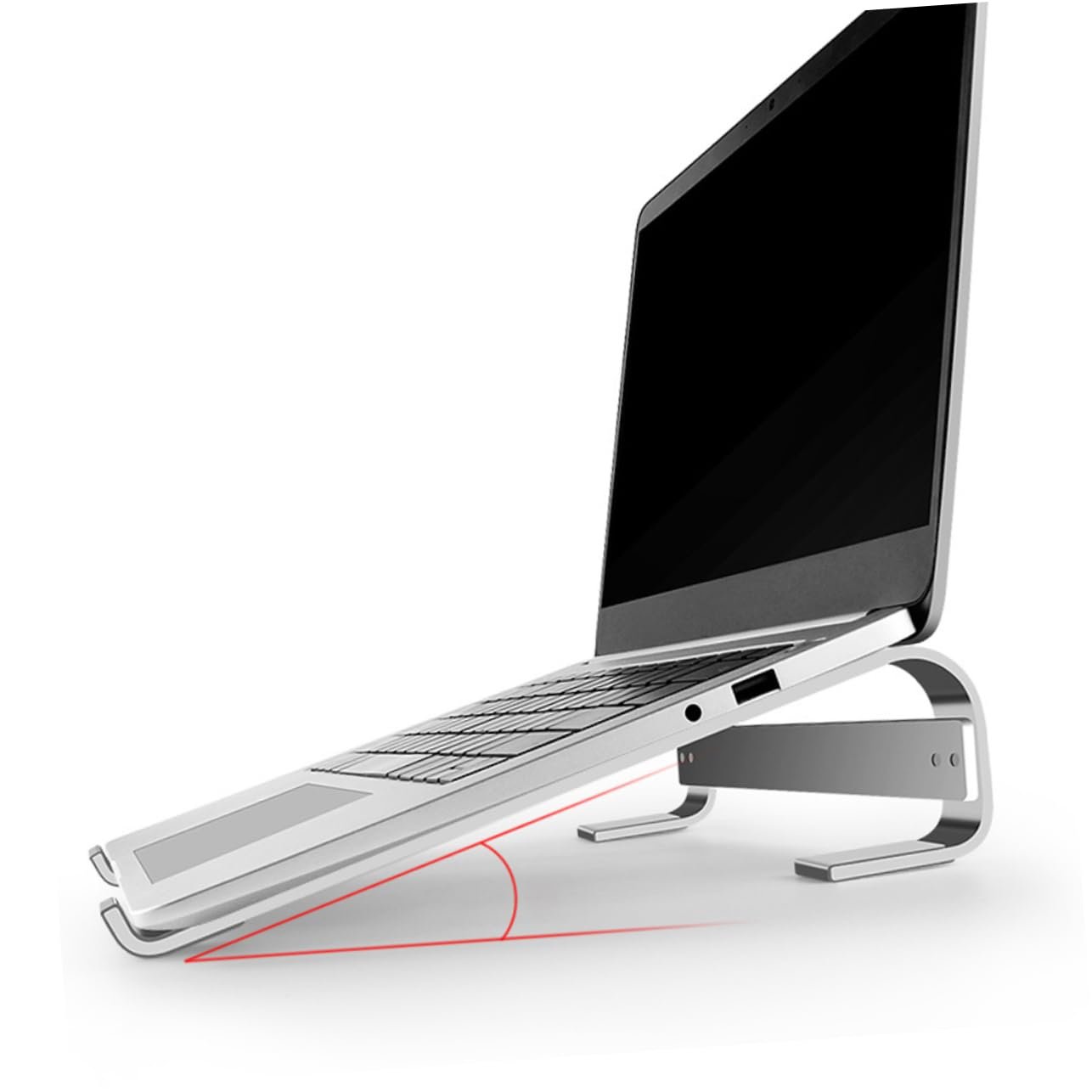 Підставка для ноутбука Gatuida Алюмінієвий сплав Потовщена Багатоточкова підтримка, фото №5 Підставка для ноутбука Gatuida Алюмінієвий сплав Потовщена Багатоточкова підтримка, фото №5