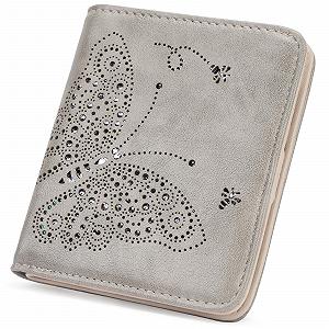 Кошелек VIMUTI Маленький на молнии RFID-защита Искусственная кожа A2-grey-225 Modern - Фото 1