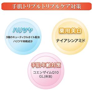 Крем для рук Kose Cosmeport Coen Rich Q10 Whitening Medicated 80 г Персик synthetic.ua - Фото 1