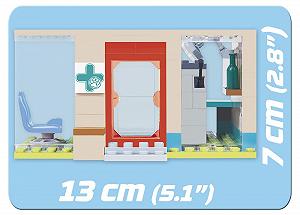 Игрушечный набор Cobi COB01740 Action Town - У Ветеринара (100 шт.) Разноцветный synthetic.ua - Фото 1
