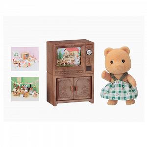 Сестра из мишек с телевизором Sylvanian Families 5143 разноцветный synthetic.ua - Фото 1