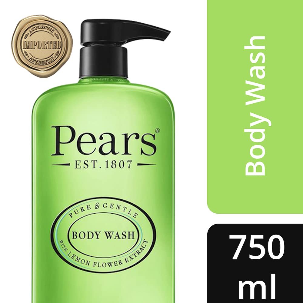 Гель для душа Pears Pure & Gentle с экстрактом цвета лимона, 750 мл, фото №2