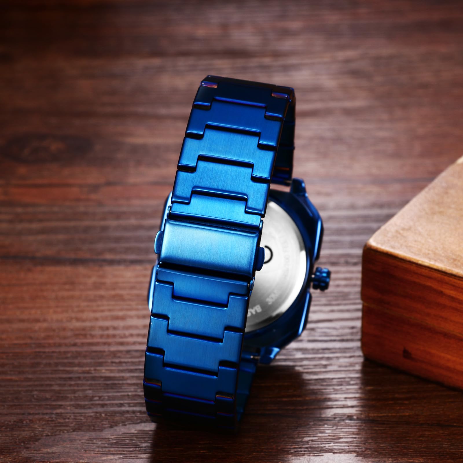 Часы Avaner Universe Starry Sky Мужские квадратный корпус Нержавеющая сталь, фото №3