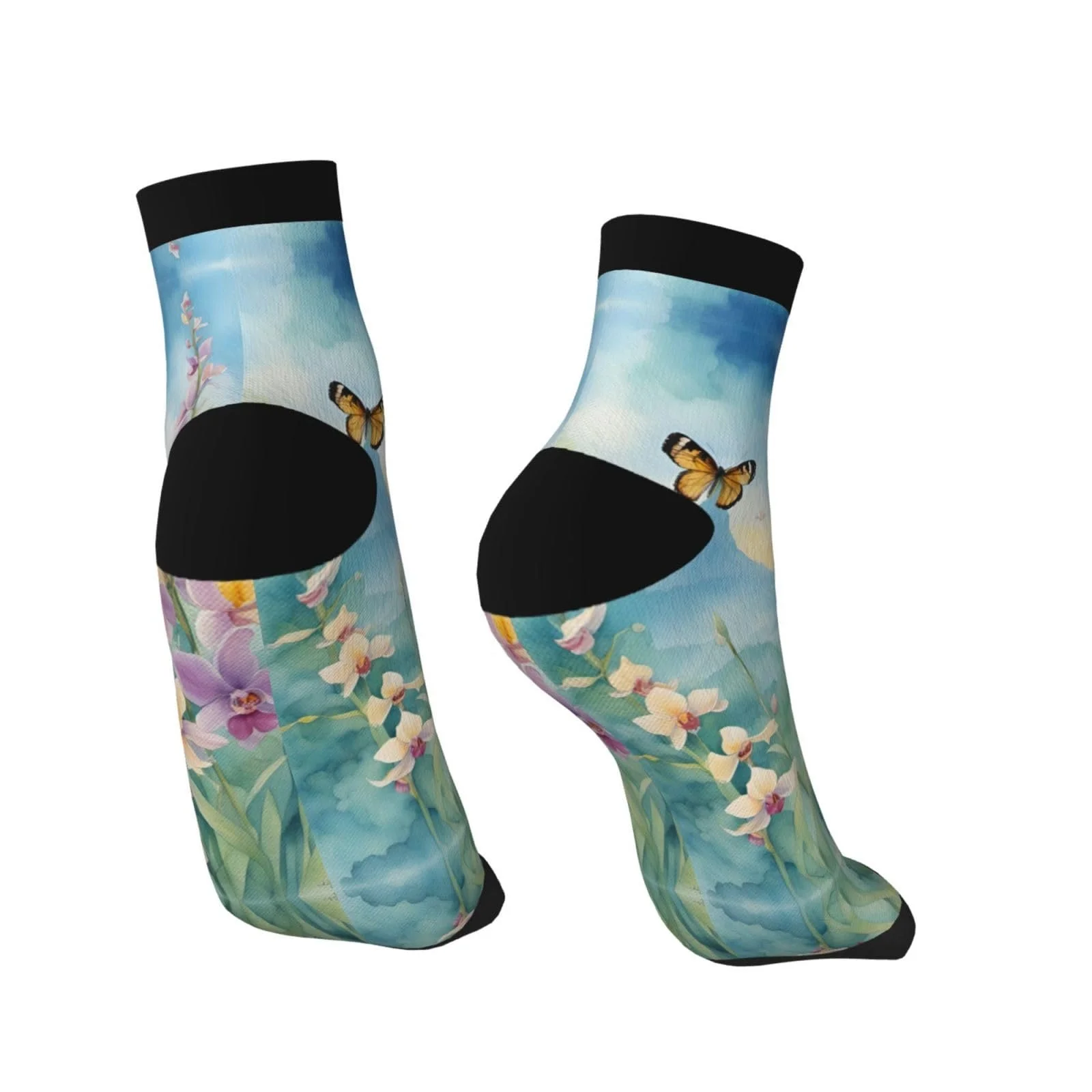 Шкарпетки Квітка Орхідея На всі сезони Один Розмір, фото №4 Шкарпетки Квітка Орхідея На всі сезони Один Розмір, фото №4