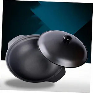 Кастрюля для риса Garneck с крышкой для тушения курцы и риса в горшочке synthetic.ua - Фото 1