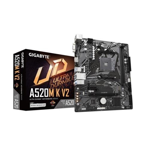 Материнская плата GIGABYTE A520M K V2, фото №1 Материнская плата GIGABYTE A520M K V2, фото №1