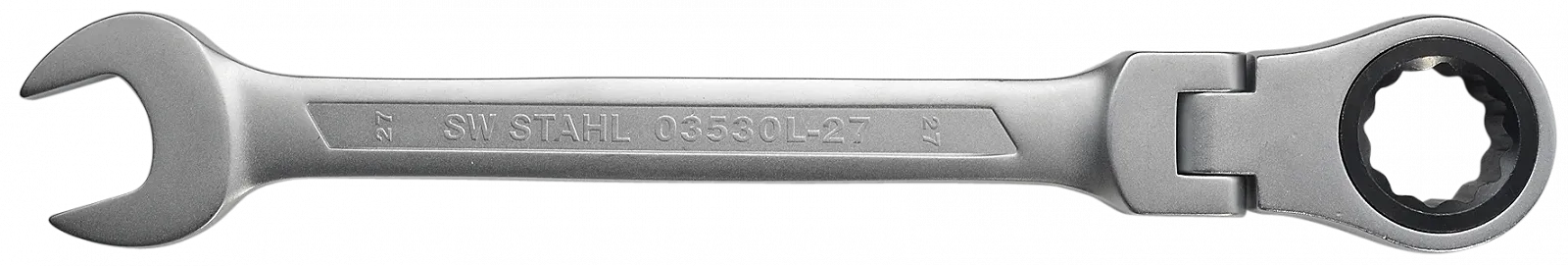 Комбінований тріскачковий ключ SW-STAHL 03530L-27 27 мм з шарніром, фото №1