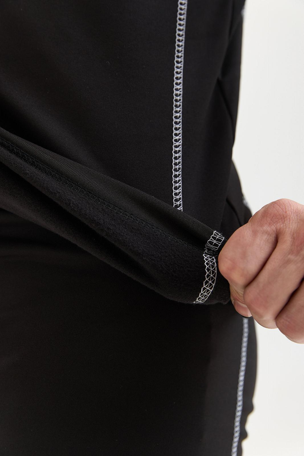 Термобілизна чоловіча Columbia чорний комлпект зимовий на флісі Коламбія, фото №4