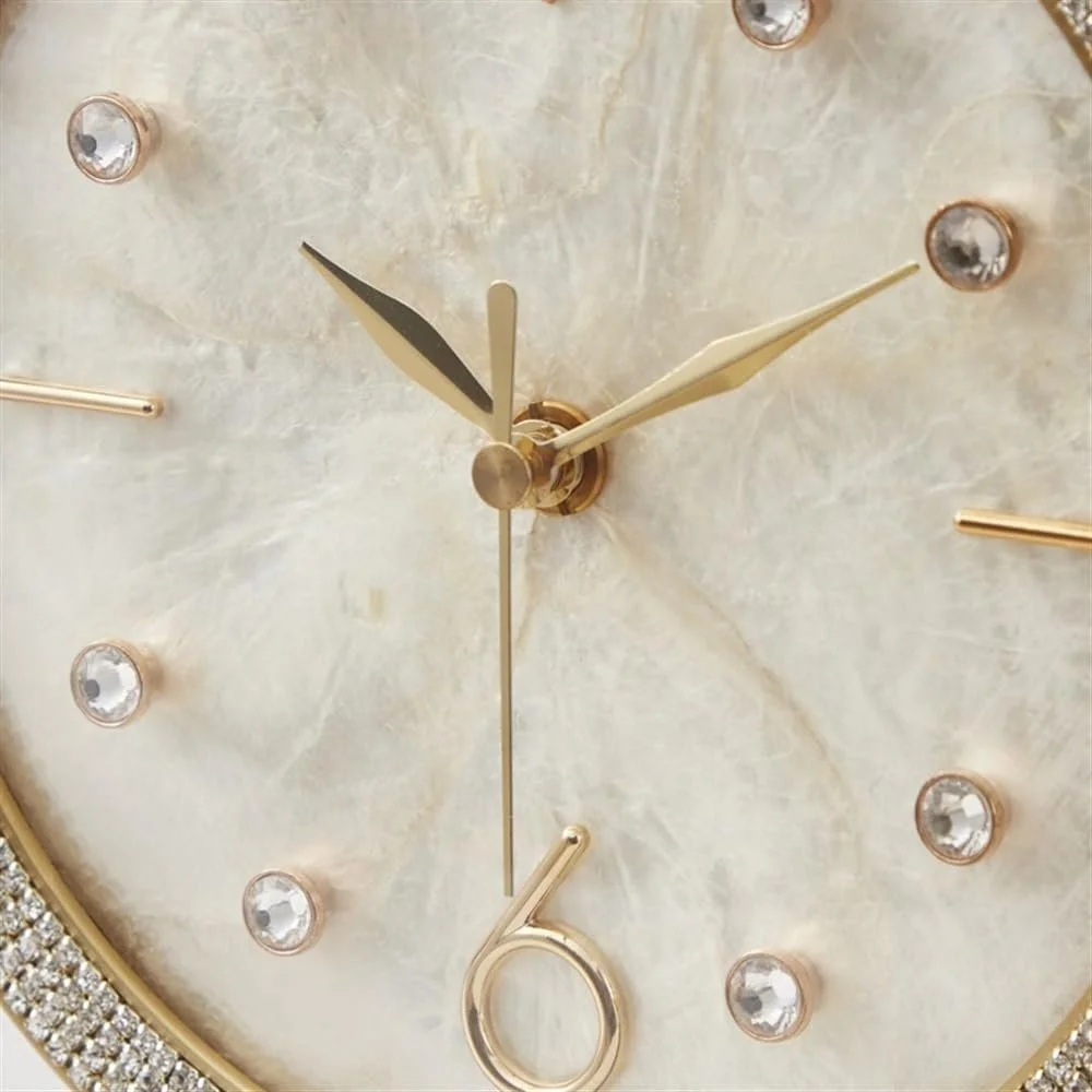 Настольные часы Aioneer с латунной чашей, тихие, для дома, гостиной, спальни, офиса, декоративные, фото №3