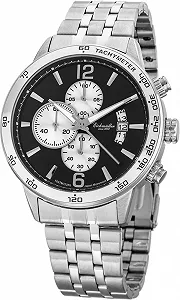 Мужские Аналоговые Часы-Хронограф Eichmüller с Индикатором Даты и Функцией Секундомера 100 м, Браслет - Фото 1