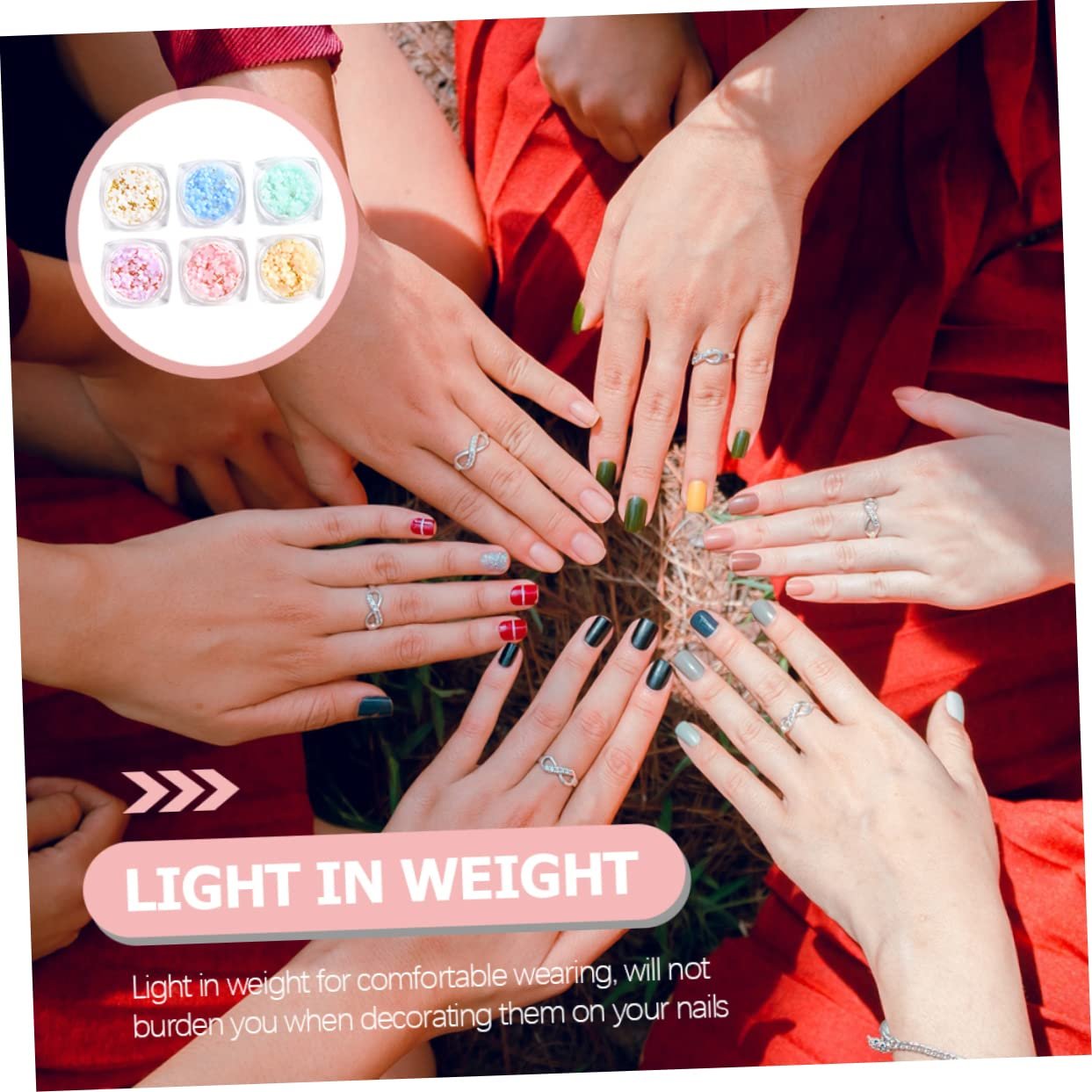 Наклейки для ногтей 5D Цветок Шарм Смола, фото №8