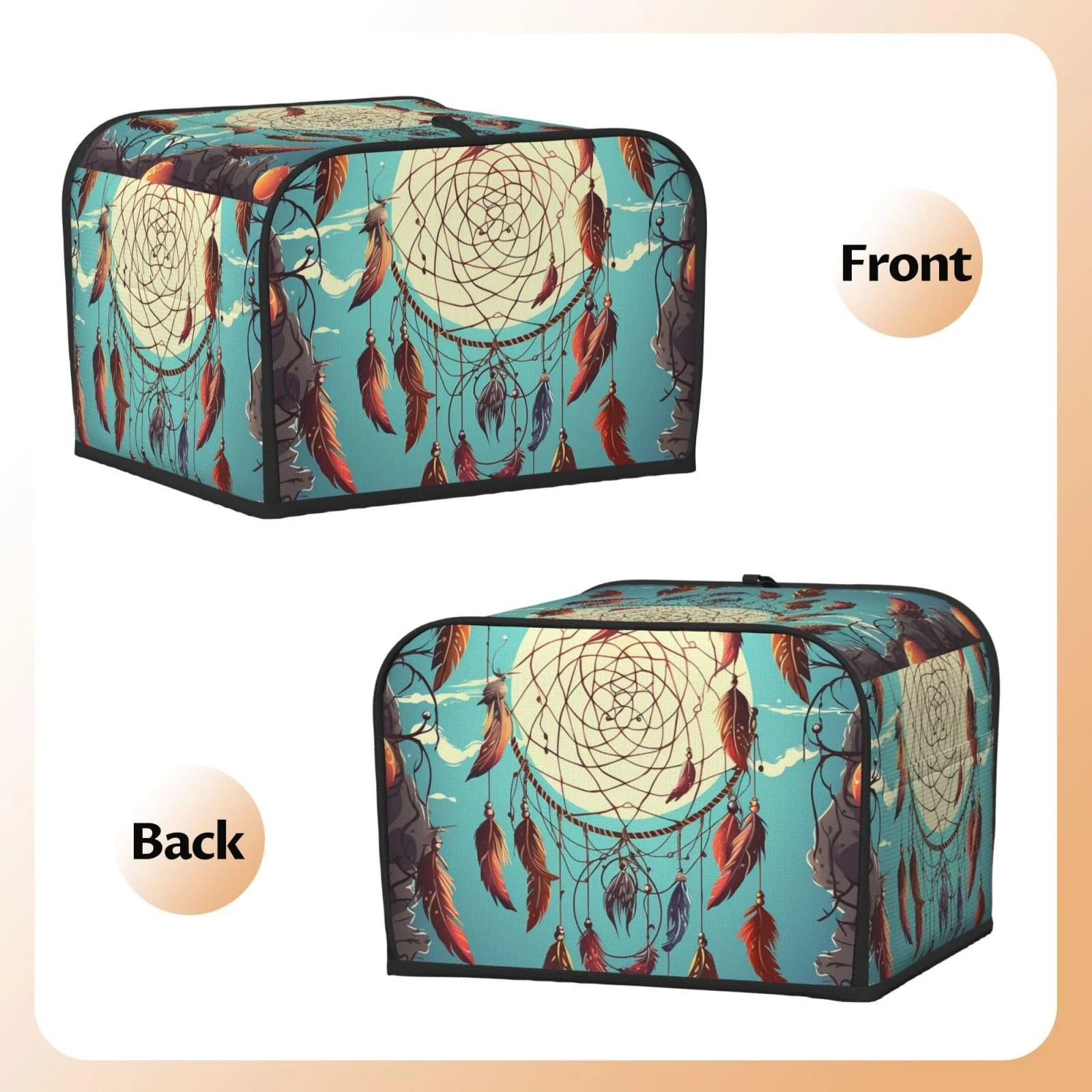 Чохол для тостера на 4 скибки з двома кишенями, фото №6 Чохол для тостера на 4 скибки з двома кишенями, фото №6