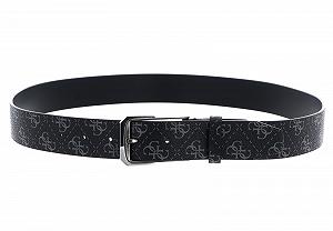 Ремінь GUESS Vezzola Регульований та двосторонній W105 Dark Black synthetic.ua - Фото 1