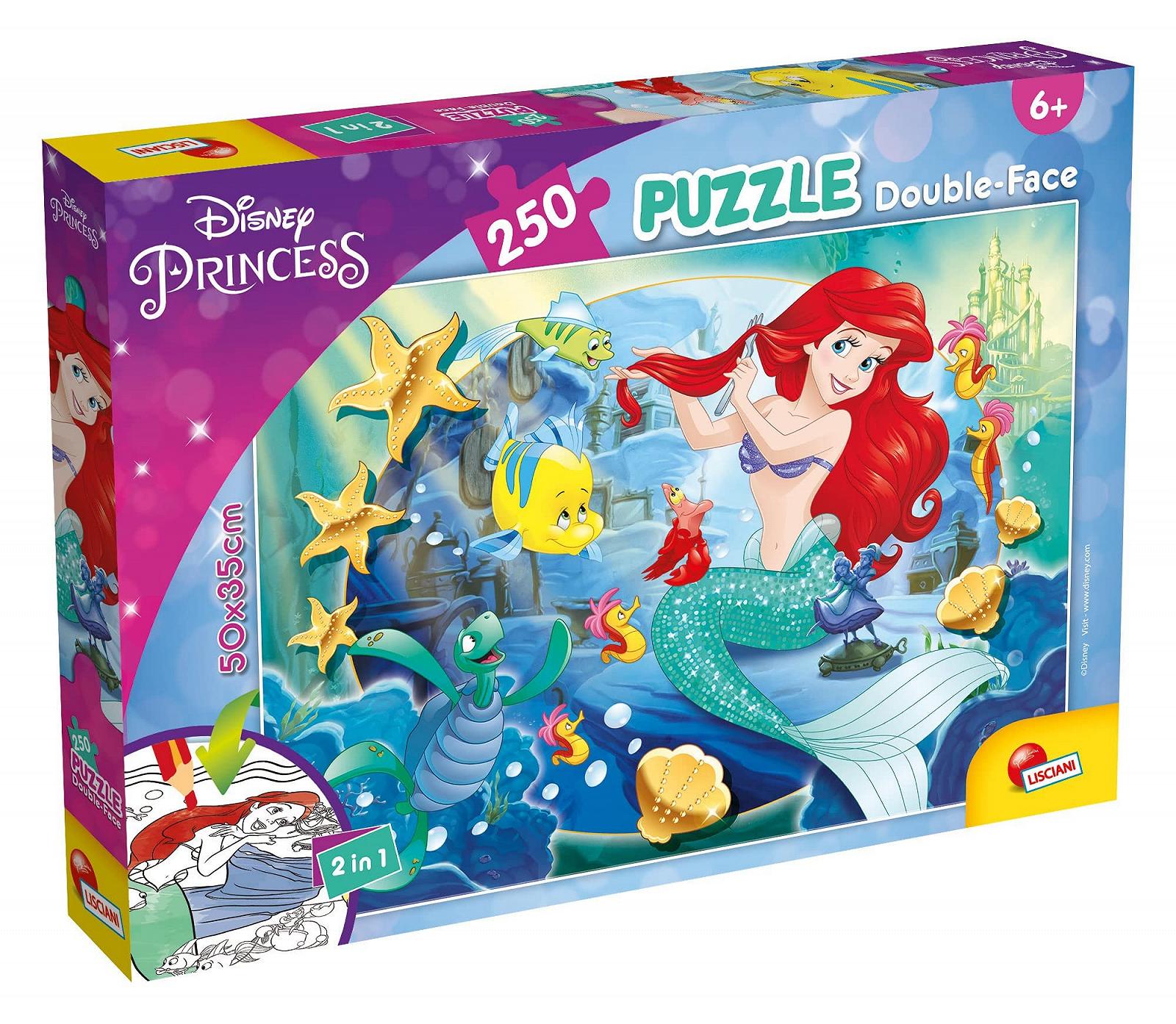Пазл Lisciani Disney Ariel 250 элементов большой формат двусторонний для раскрашивания от 7 лет, фото №1 Пазл Lisciani Disney Ariel 250 элементов большой формат двусторонний для раскрашивания от 7 лет, фото №1