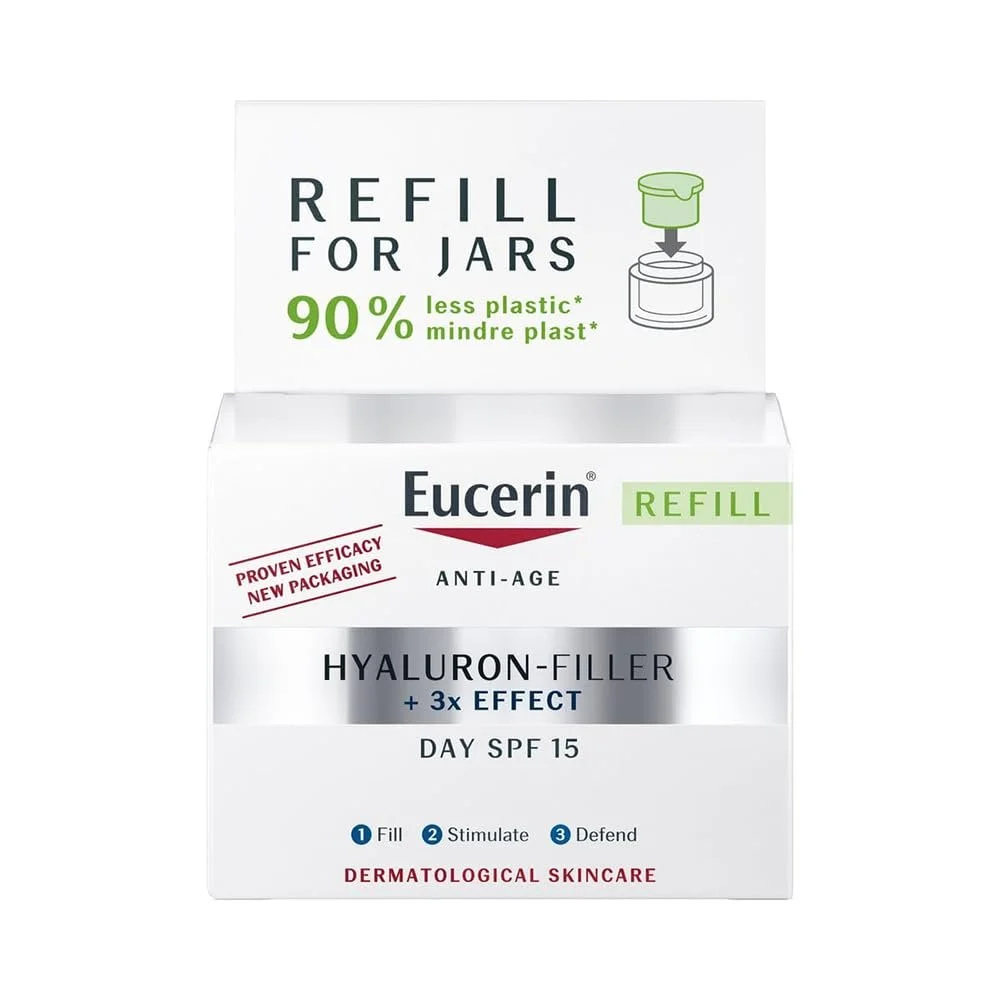 Денний крем EUCERIN Hyaluron-Filler+ 3x Effect SPF15 Refill 50 мл, фото №2 Денний крем EUCERIN Hyaluron-Filler+ 3x Effect SPF15 Refill 50 мл, фото №2