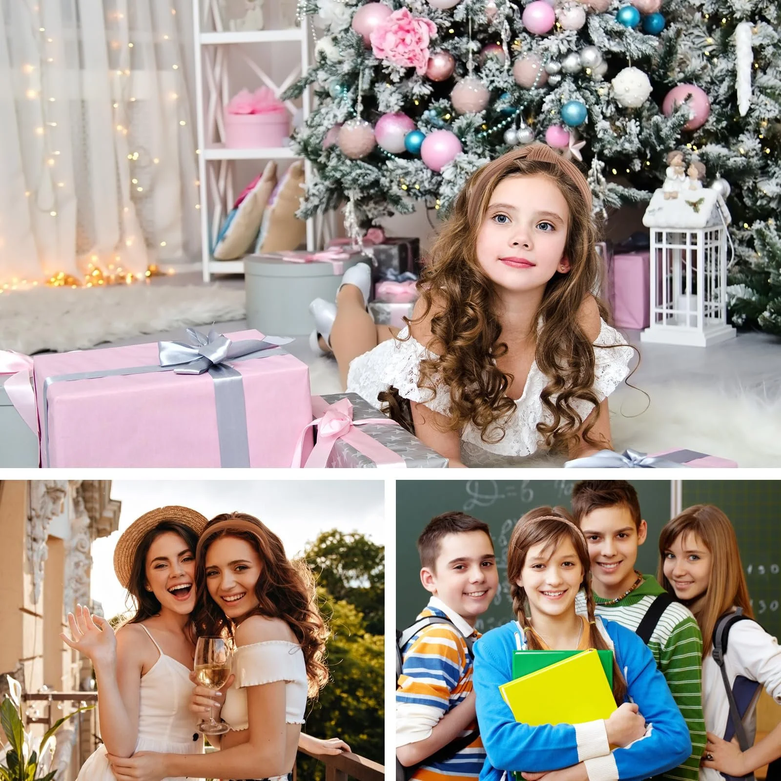 Набор обручей для волос 7 шт., фото №4