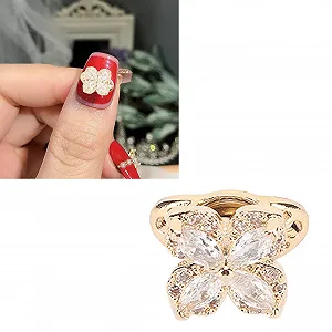 Квітковий Страз для Нігтів - Фото 1