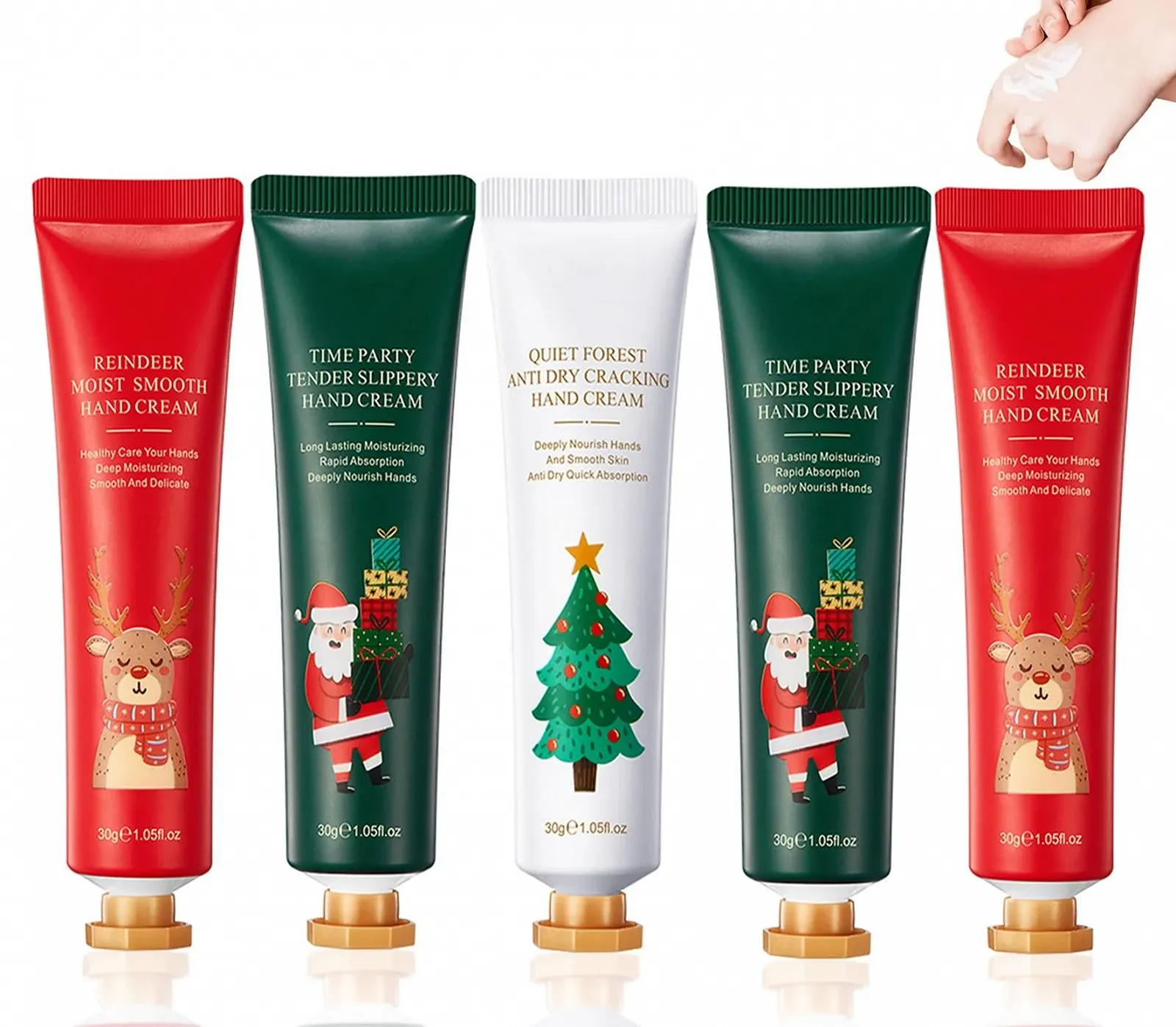 Крем для рук Різдвяний міні набір 5 x 30 г, фото №1